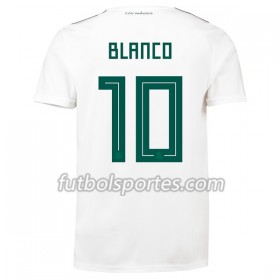 Camisetas México Blanco 10 Segunda Equipacion Mundial 2018
